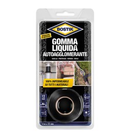 GOMMA LIQUIDA NASTRO AUTOAGGLOMERANTE mm 25 x 3 mt