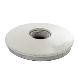 SC RONDELLA FERRO C/GUARNIZ 6,7X22 BIANCO GR. 25 PZ