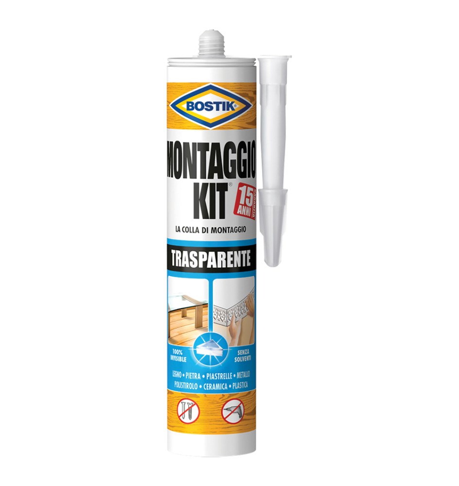 COLLA 'MONTAGGIO KIT' TRASPARENTE gr. 310 - cartuccia