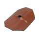 BS RONDELLA OTTAGONALE ACC 75X50 ROSSO TEG 10 PZ