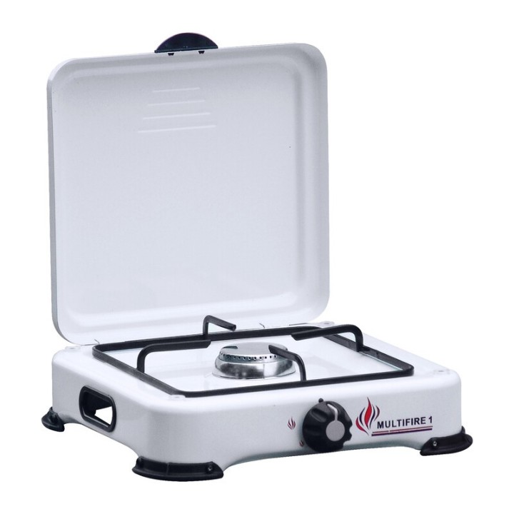 FORNELLO A GAS 1 FUOCO C/COPERCHIO CAMPING MULTIFIRE 1