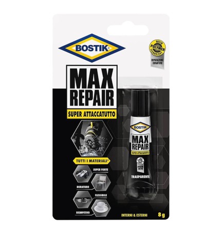 ADESIVO ISTANTANEO 'MAX REPAIR' gr. 8