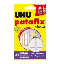 GOMMINI ADESIVI 'PATAFIX DECO' cartella da 32 pezzi