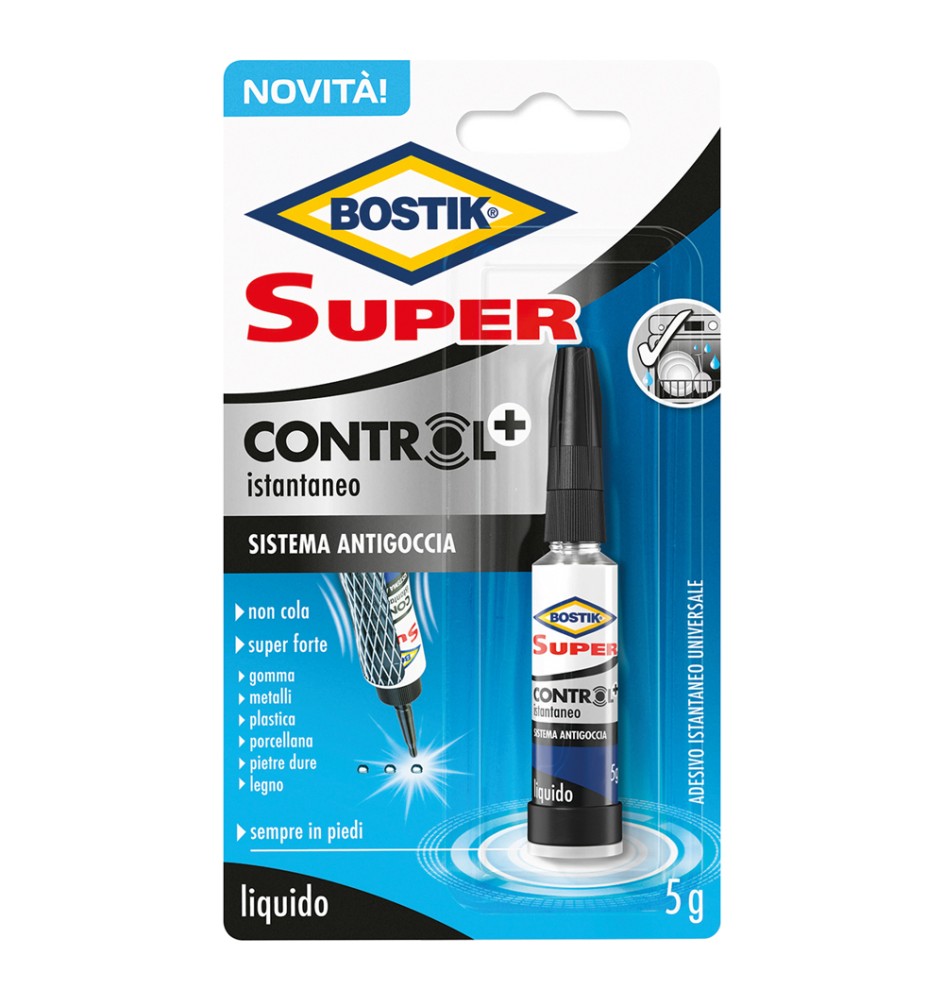 ADESIVO CIANOCRILATO 'SUPER CONTROL +' gr. 5