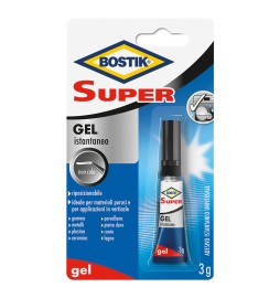 ADESIVO ISTANTANEO UNIVERSALE GEL 'SUPER' gr. 3 (clip strip)