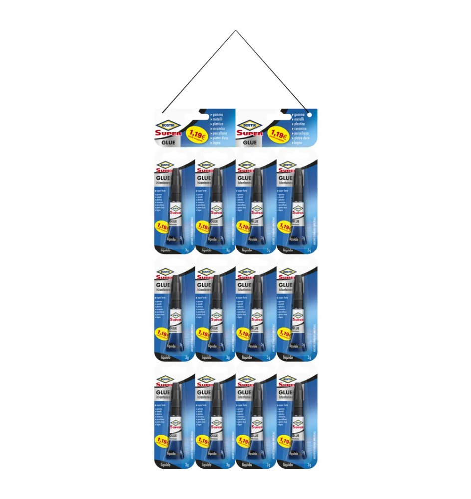 ADESIVO ISTANTANEO 'SUPER GLUE' gr. 3 (jumbocard)