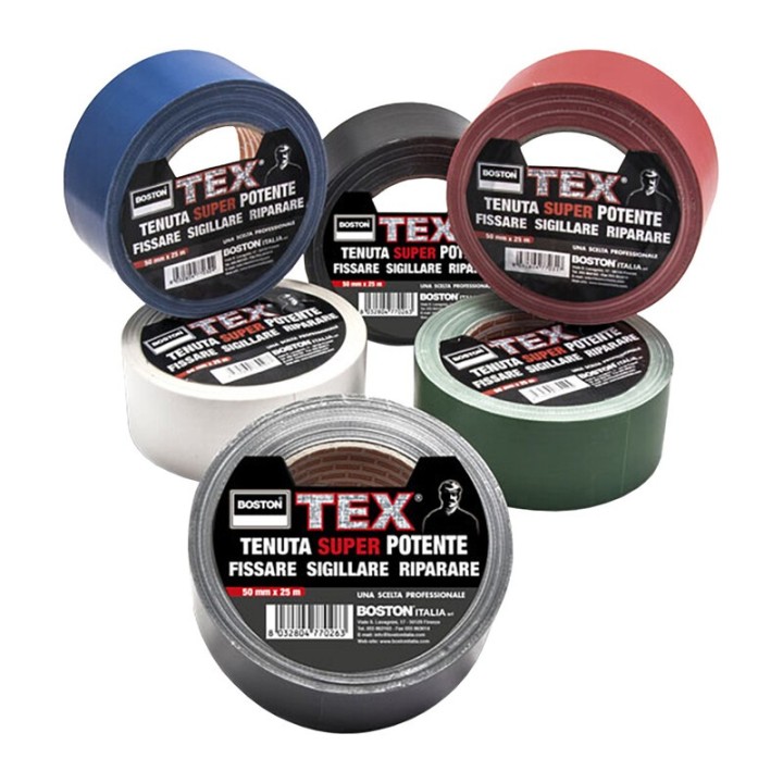 NASTRO ADESIVO TEX MM 50X25M NERO