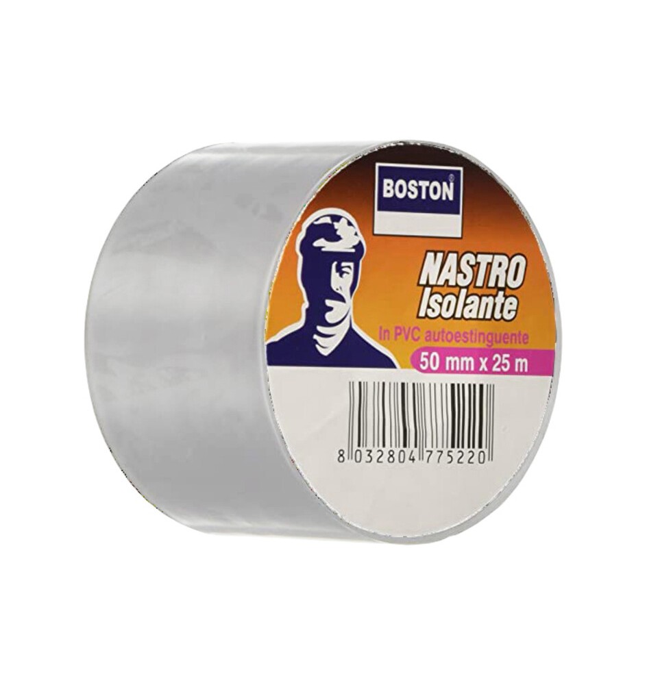 BOSTON NASTRO ISOLANTE BIANCO 50MMX25M