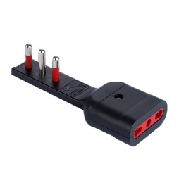 ROSI 7711N ADATTATORE 90 ULTRAPIATTO PRESA 16A 2P+T BIP NRO