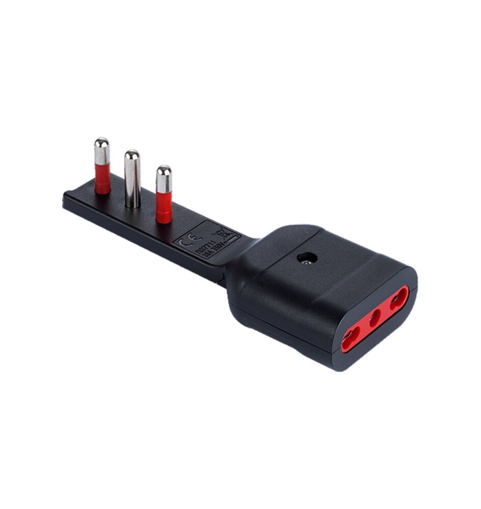 ROSI 7711N ADATTATORE 90 ULTRAPIATTO PRESA 16A 2P+T BIP NRO