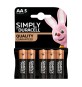 DURACELL SIMPLY ALCALINA STILO 5 PZ