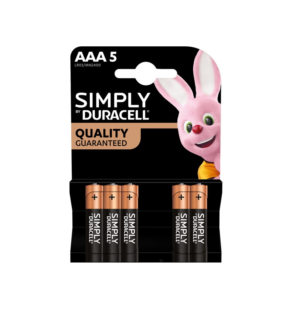 DURACELL SIMPLY ALCALINA MINISTILO 5 PZ