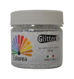 GLITTER IN POLVERE gr.50 - colore argento