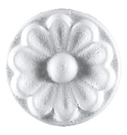 ROSONE DECORATIVO PER SOFFITTI mod.EC00DY - Ø cm. 6,5 kit 4 pz
