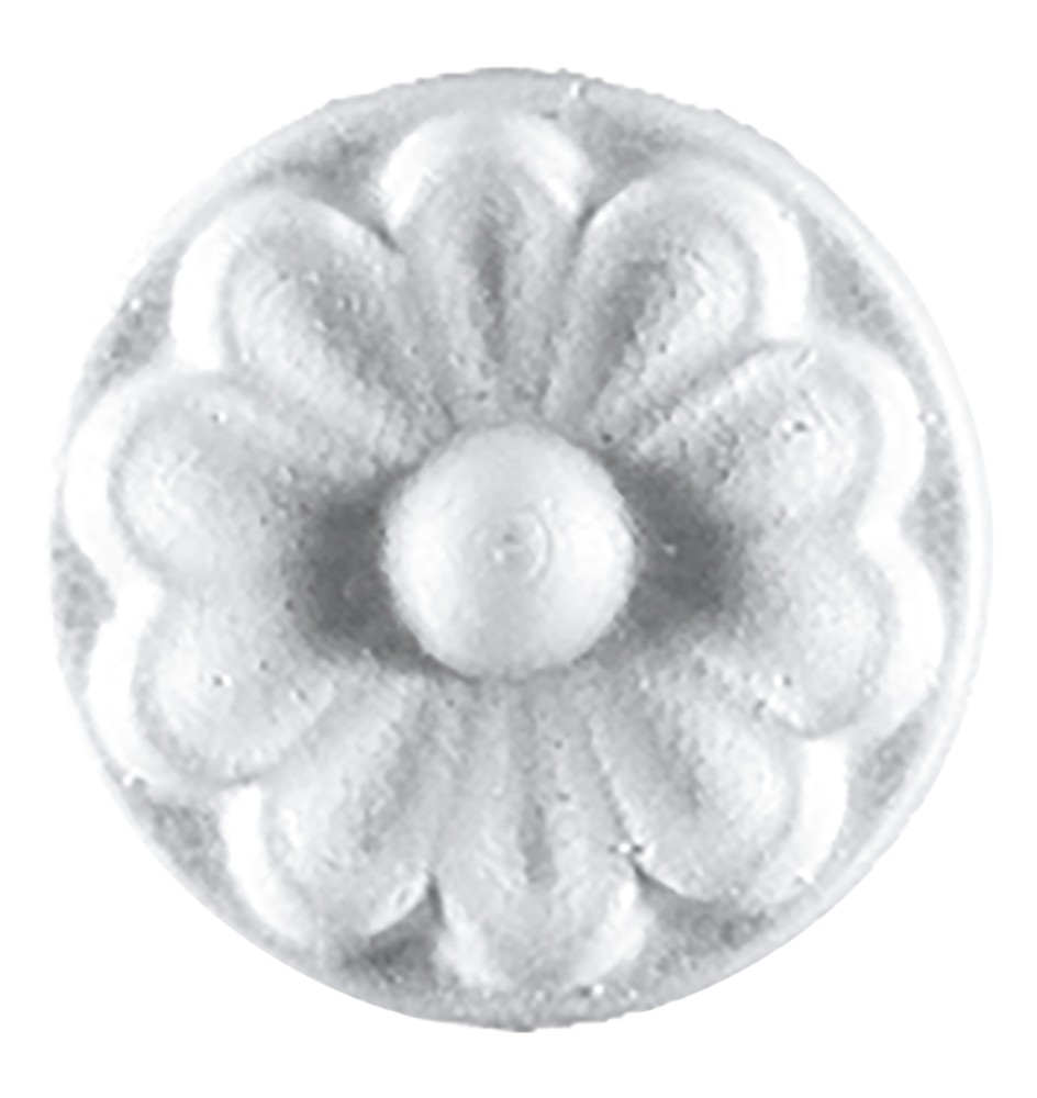 ROSONE DECORATIVO PER SOFFITTI mod.EC00DY - Ø cm. 6,5 kit 4 pz