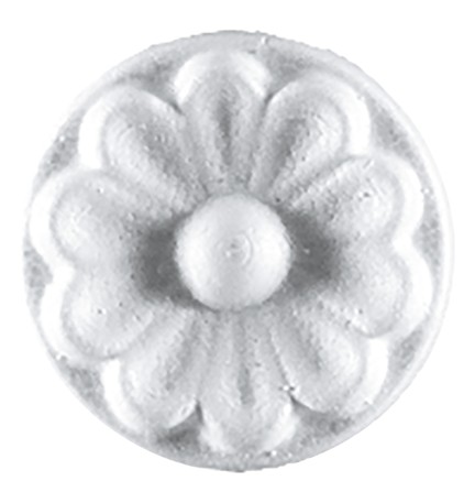 ROSONE DECORATIVO PER SOFFITTI mod.EC00DY - Ø cm. 6,5 kit 4 pz
