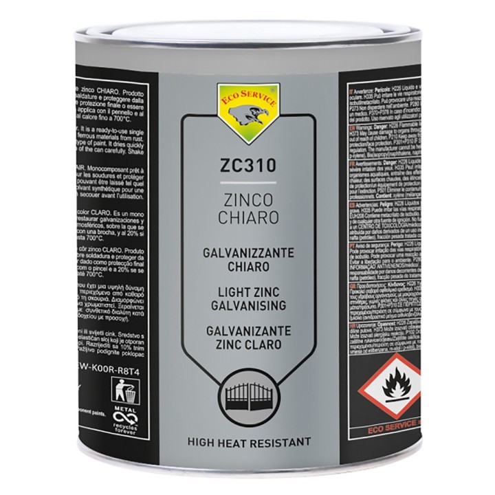 ANTIRUGGINE PROTETTIVA 'ZINCO CHIARO' kg. 1 - liquido