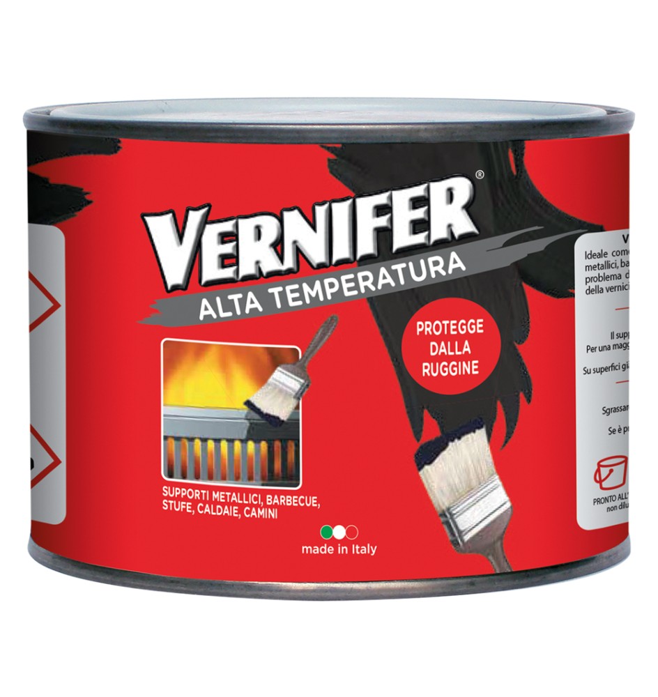 SMALTO ALTA TEMPERATURA ml. 500 - nero satinato (4765)