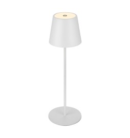 LAMPADA DA TAVOLO BT10003 BATT RICARIC BIANCO
