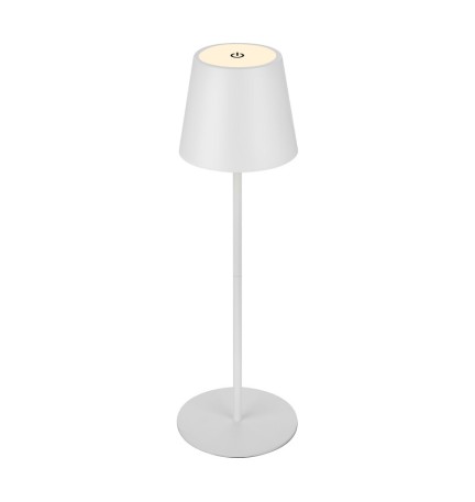 LAMPADA DA TAVOLO BT10003 BATT RICARIC BIANCO