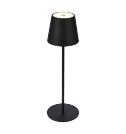 LAMPADA DA TAVOLO BT10008 BATT RICARIC NERO