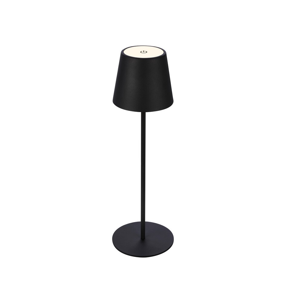 LAMPADA DA TAVOLO BT10008 BATT RICARIC NERO