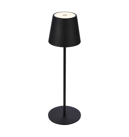 LAMPADA DA TAVOLO BT10008 BATT RICARIC NERO