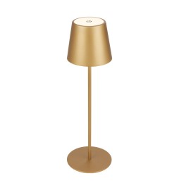LAMPADA DA TAVOLO BT10009 BATT RICARIC ORO