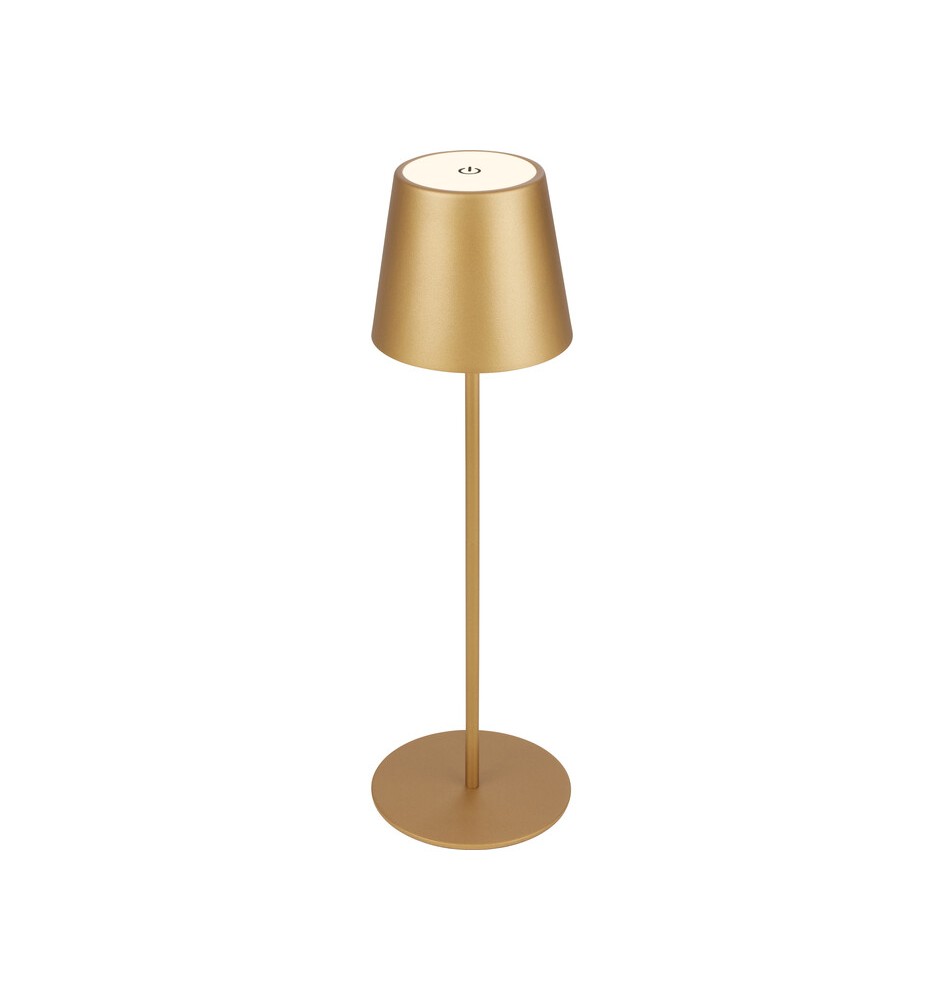 LAMPADA DA TAVOLO BT10009 BATT RICARIC ORO