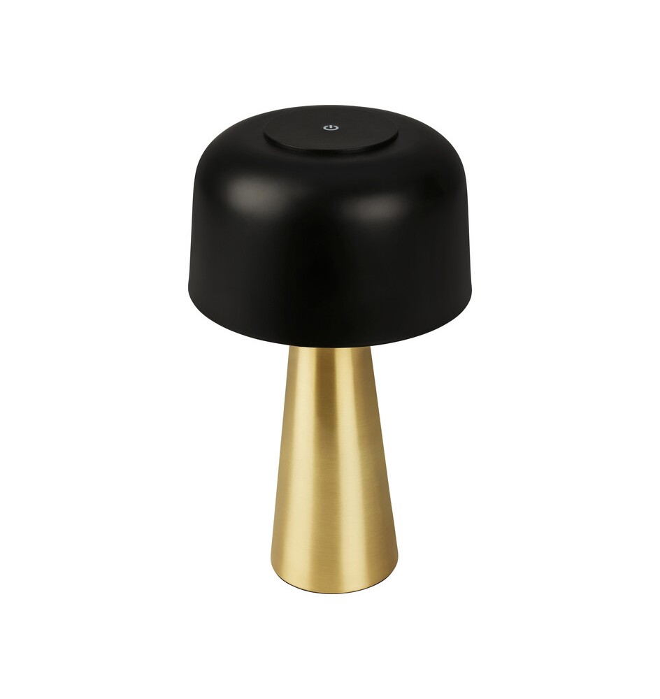 LAMPADA DA TAVOLO BT10005 BATT RICARIC NERO/ORO