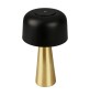 LAMPADA DA TAVOLO BT10005 BATT RICARIC NERO/ORO