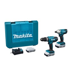 MAKITA KIT TRAPANO PERC + AVVIT IMP 1/4 DK18922A01 18V
