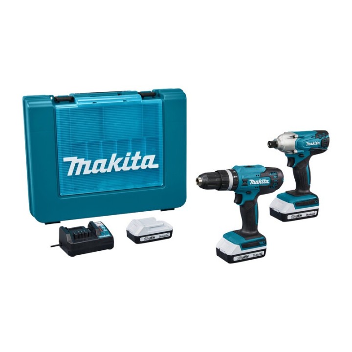 MAKITA KIT TRAPANO PERC + AVVIT IMP 1/4 DK18922A01 18V