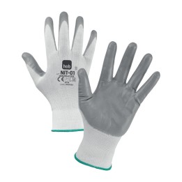 GUANTI HOB POLIESTERE/NITRILE NBR NIT-01 TG. 8