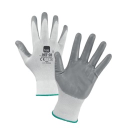 GUANTI HOB POLIESTERE/NITRILE NBR NIT-01 TG. 9