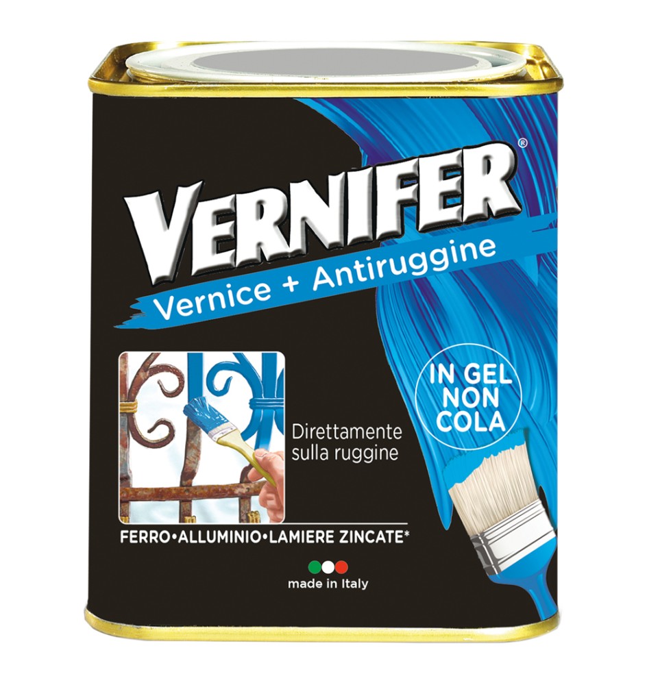 VERNICE ANTIRUGGINE VERNIFER Lt. 0,75 - grigio scuro (4876)