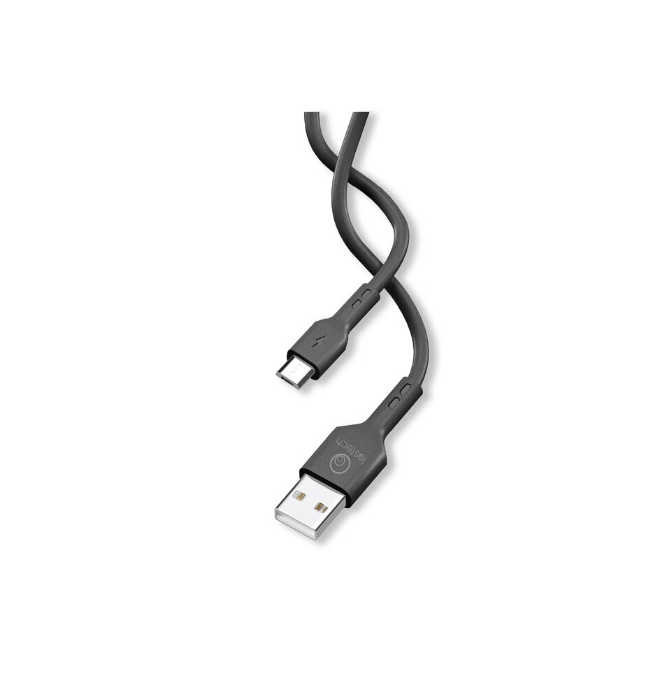 CAVO USB FLESSIBILE MICRO USB 1,0 M NERO