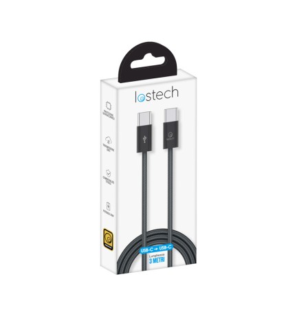 CAVO USB C / USB C 3,0 M 60W NERO