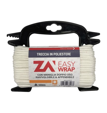 FUNE POLIESTERE 6 MM CF 20 M BIANCO