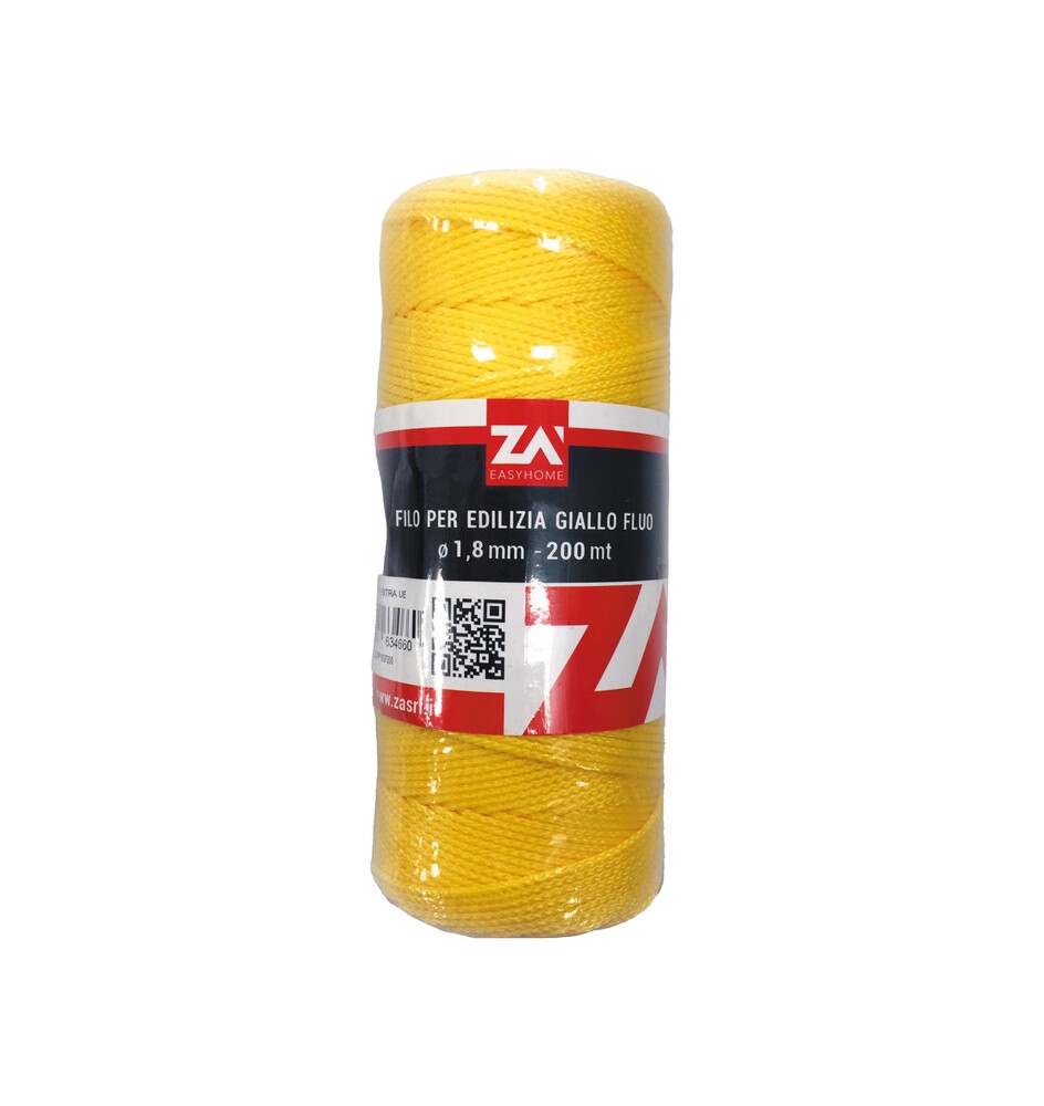 FILO P/EDILIZIA 1,8 MM CF 200 M GIALLO