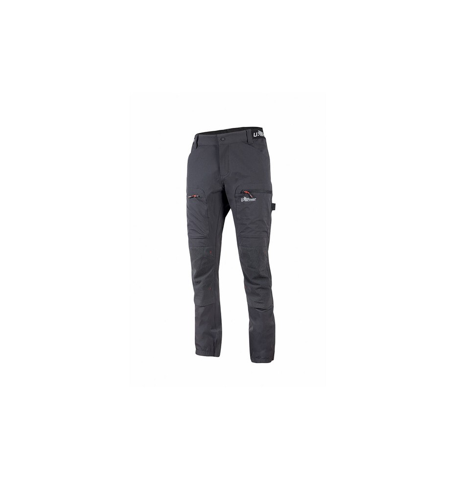 U-POWER PANTALONE ESTIVO HARMONY SLIM GRIGIO TG.XXL