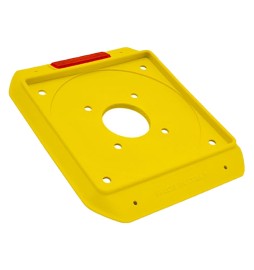 BASETTA INCAVO QUADRO CON CATARIFRANGENTE cm 22,8 x 18 x h.1,9 (esterno)