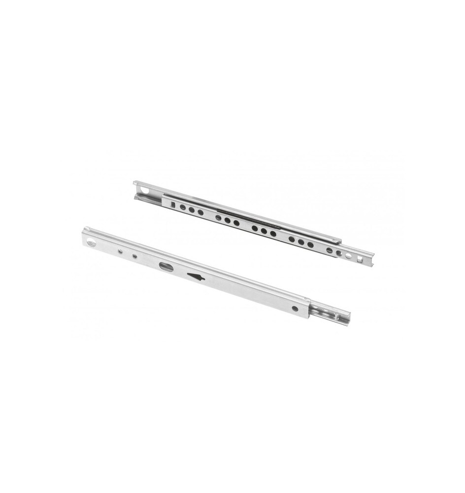 GUIDA P/CASSETTI ACCIAIO 17 MM 25 CM PORT 10 KG