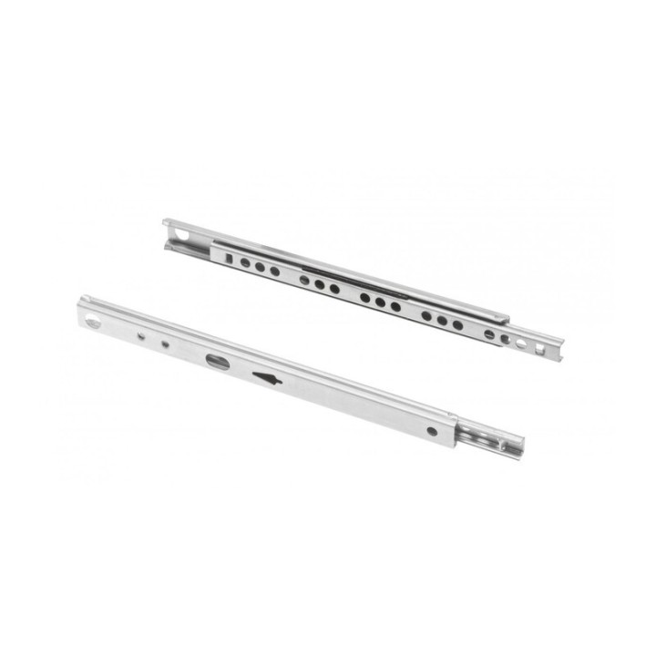 GUIDA P/CASSETTI ACCIAIO 17 MM 25 CM PORT 10 KG