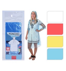 IMPERMEABILE TASCABILE MONOUSO 'PONCHO' taglia unica