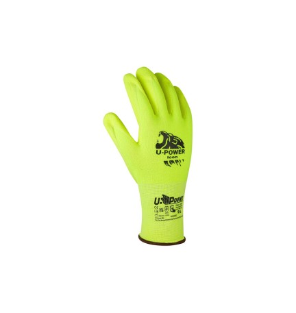 U-POWER GUANTI ICON GIALLO FLUO TAGLIA 8