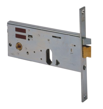 SERRATURA ELETTRICA DA INFILARE PER ALLUMINIO ART. 14510 E70 front.mm 16 / inter.mm 67