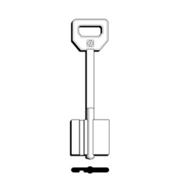 SILCA 5FI19 CHIAVE DOPPIA MAPPA OTTONE