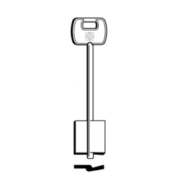 SILCA 5IE3 CHIAVE DOPPIA MAPPA OTTONE