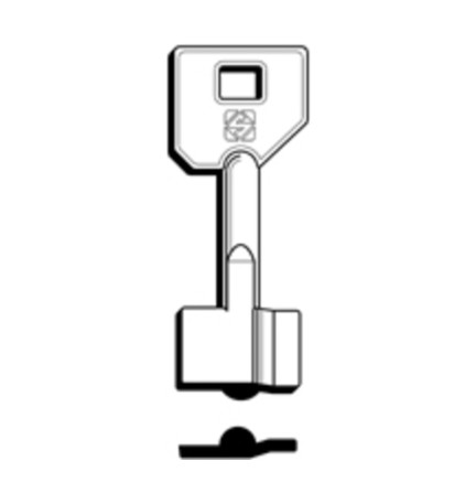 SILCA 5KY6 CHIAVE POMPA OTTONE